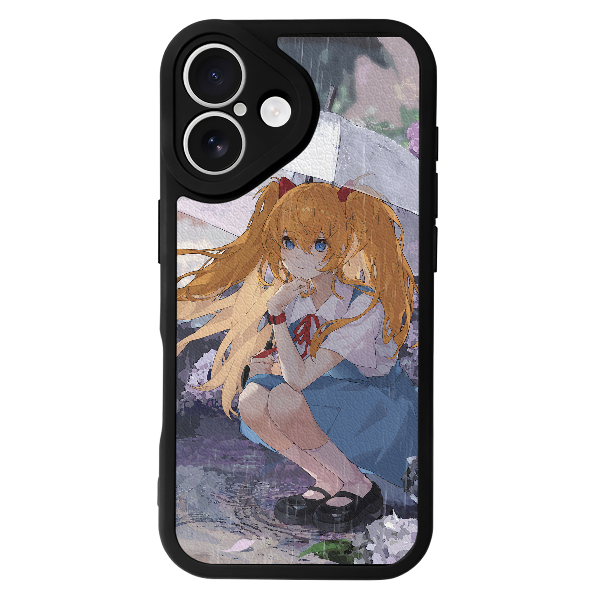 （画像用） EVA 新世紀エヴァンゲリオン 【iPhone 16シリーズ対応】シリコンスマホケース（レザー調） 材質：シリコン